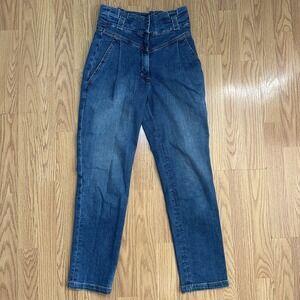 A.L.C ALC Davis Paperbag High Rise Jeans Size 0